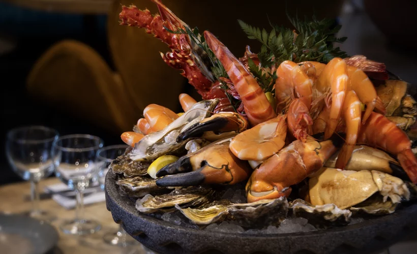 L'ambiance des Halles - plateau de fruits de mer